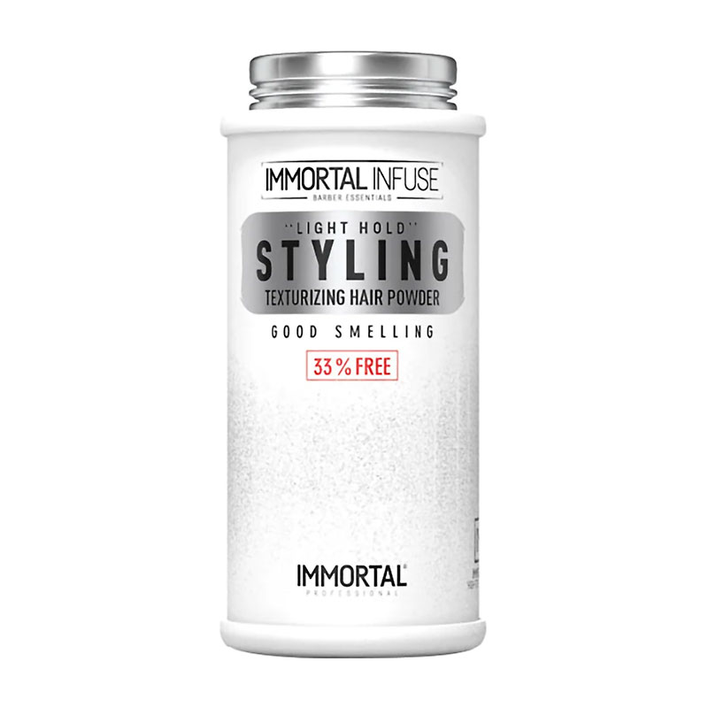 Чоловічий порошковий віск для укладання волосся Immortal NYC Infuse Light Hold Styling Powder білий, 20 г