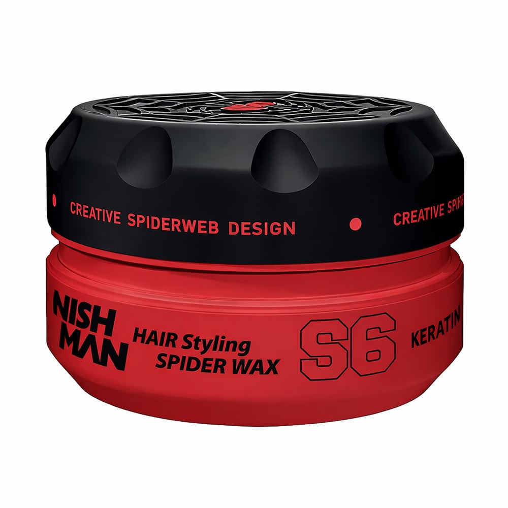 Чоловічий віск для укладання волосся Nishman Hair Styling Spider Wax S6 Екстремальна фіксація, 150 мл